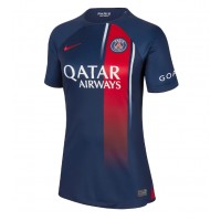 Camiseta Paris Saint-Germain Nuno Mendes #25 Primera Equipación Replica 2023-24 para mujer mangas cortas